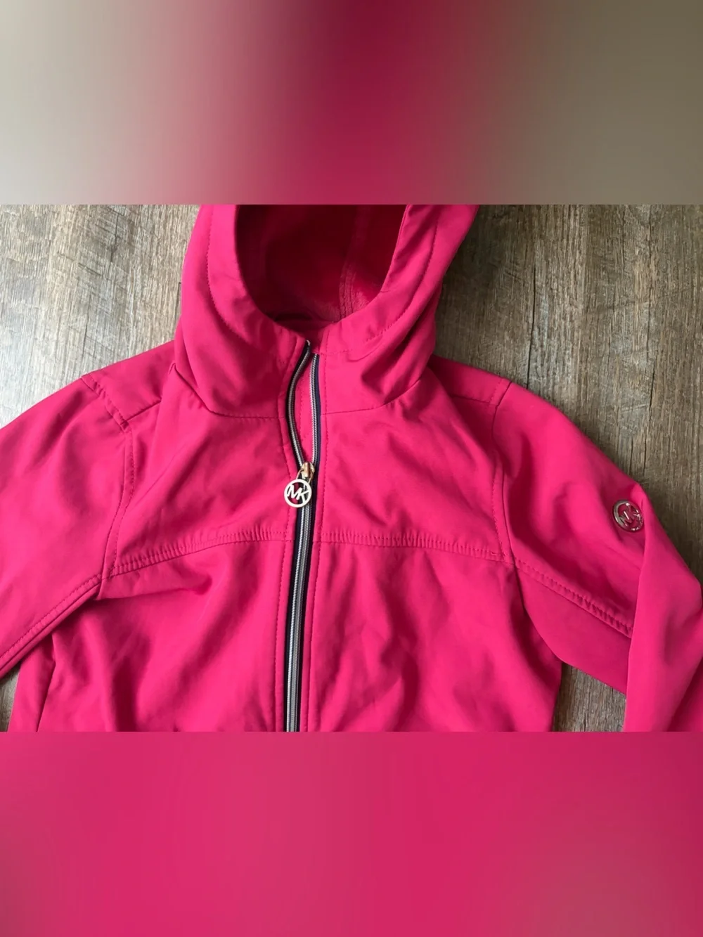 MICHAEL Michael Kors Pink Hooded Raincoat